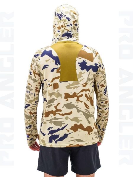 Fujin Pro Angler S24 Buff & Hoodie Natural Camo S
