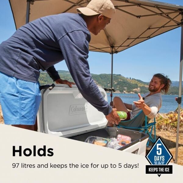 Coleman Convoy Wheeled 100 QT Tekerlekli Soğutucu Buzluk 94.6 Lt Dark Storm