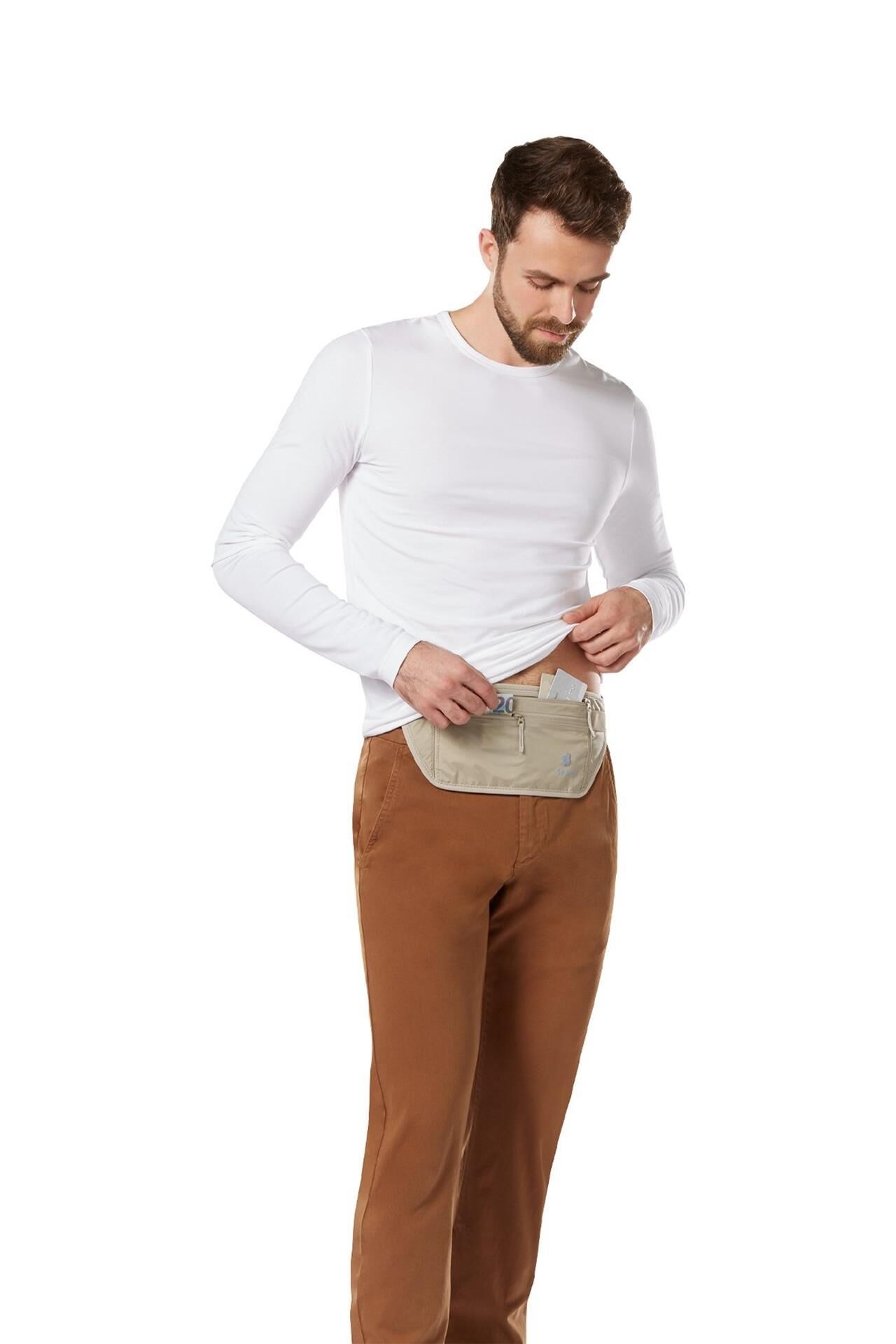 Deuter Security Money Belt II Bel Cüzdanı Sand