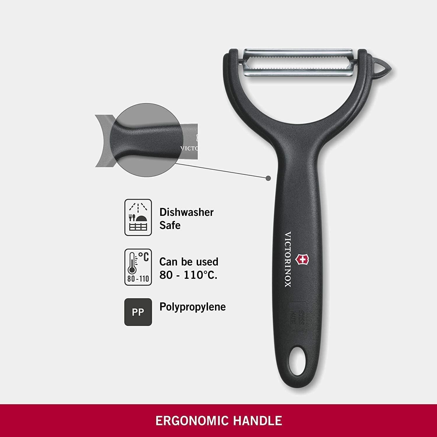 Victorinox 7.6079 Domates ve Kivi Soyacağı SİYAH