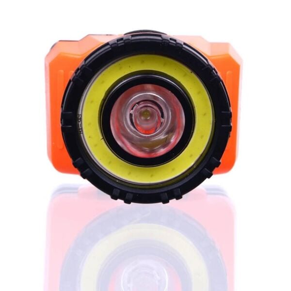 Black Watton COB+3W Lümen Ledli Kafa Feneri TURUNCU