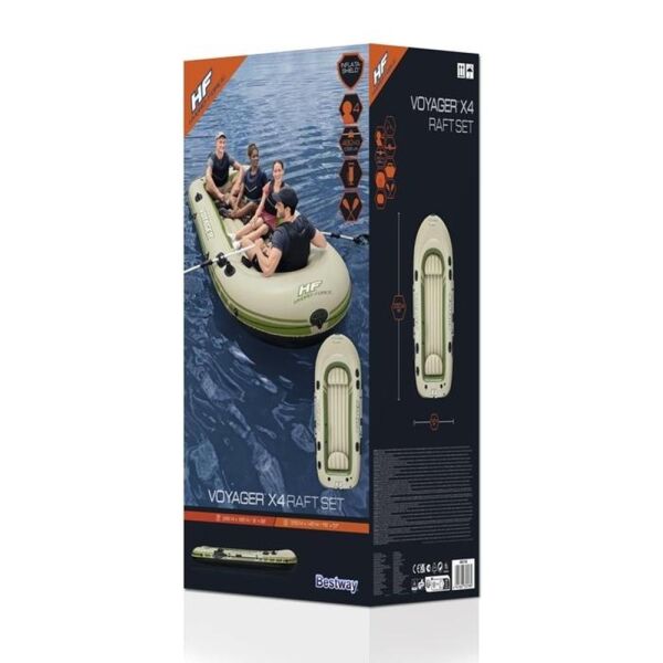 Bestway Hydro-Force Voyager X4 Raft Şişme Bot Set Bej