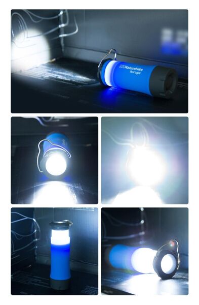 Naturehike 3IN1 MultiFonksiyonel LED Kamp Lambası KIRMIZI