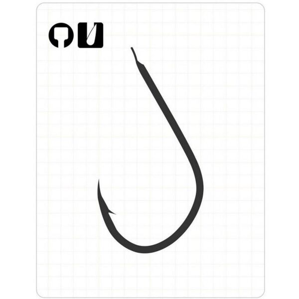 Fudo 4101 FKSE-BN Fukase Black Nikel Olta İğnesi Black Nickel - NO:1/0