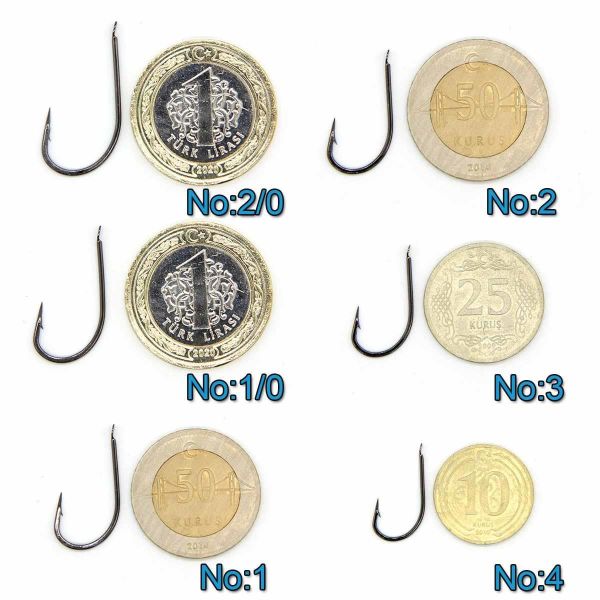 Marlin 505 Hollow Point Limerick Siyah Nikel Olta İğnesi SİYAH NİKEL - NO:2/0