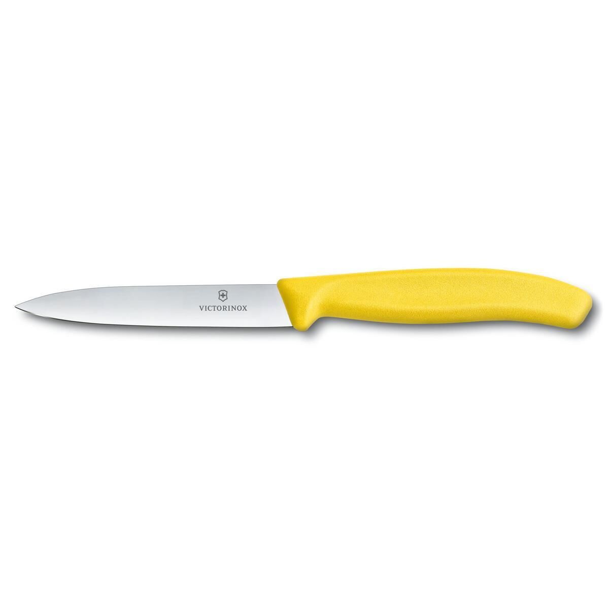 Victorinox 6.7706 SwissClassic 10cm Soyma Bıçağı Sarı