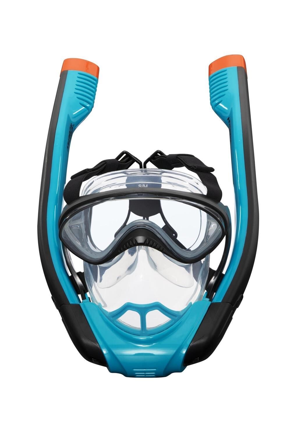 Bestway Hydro-Pro Flowtech Full-Face Tam Yüz Maske Şnorkel Set YEŞİL - S-M