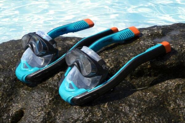 Bestway Hydro-Pro Flowtech Full-Face Tam Yüz Maske Şnorkel Set YEŞİL - S-M