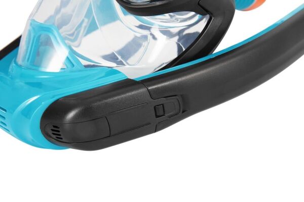 Bestway Hydro-Pro Flowtech Full-Face Tam Yüz Maske Şnorkel Set YEŞİL - S-M