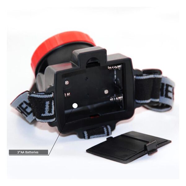 Black Watton 5W Led Head Lamp Kafa Feneri KIRMIZI