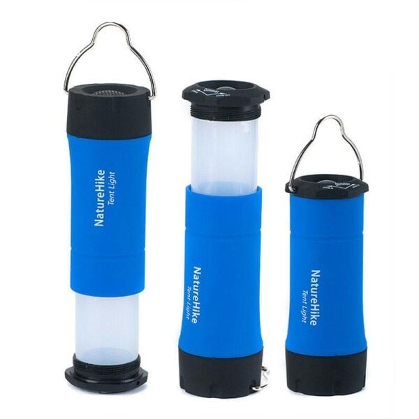 Naturehike 3IN1 MultiFonksiyonel LED Kamp Lambası MAVİ