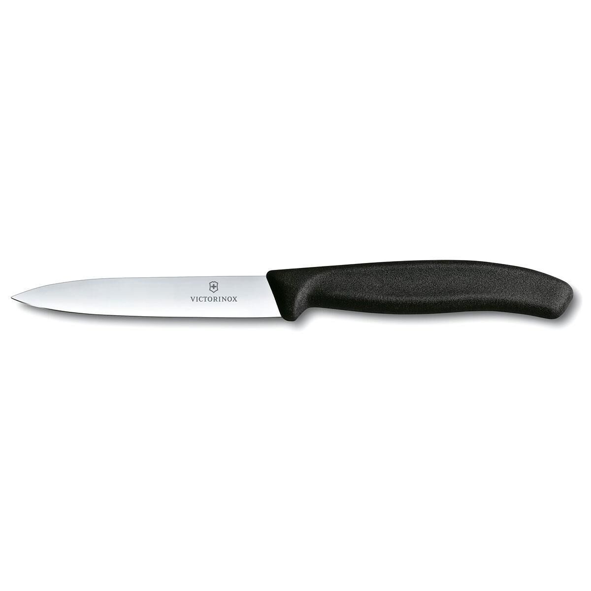 Victorinox 6.7706 SwissClassic 10cm Soyma Bıçağı SİYAH