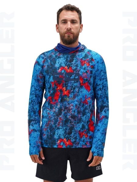 Fujin Pro Angler S24 Buff & Hoodie Red Reef L