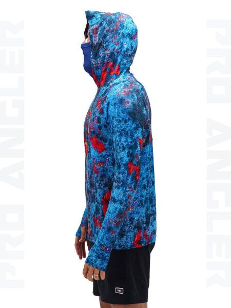 Fujin Pro Angler S24 Buff & Hoodie Red Reef L