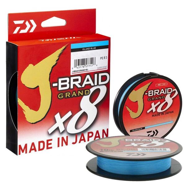 Daiwa J-Braid Grand x8 İp Olta Misinası 135mt Island Blue - 0,06 MM