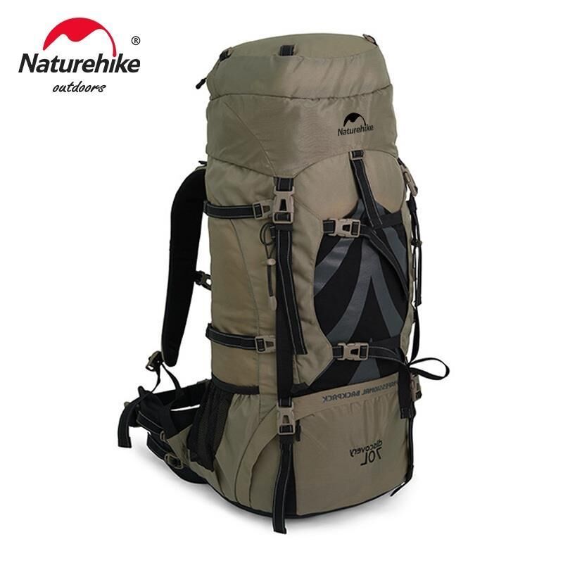 Naturehike Discovery 70+5 Lt Trekking Sırt Çantası KAHVE