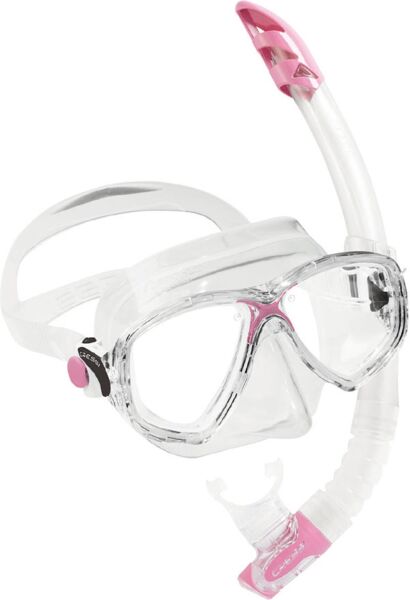 Cressi Marea VIP Maske Gamma Şnorkel Seti Clear/Pink
