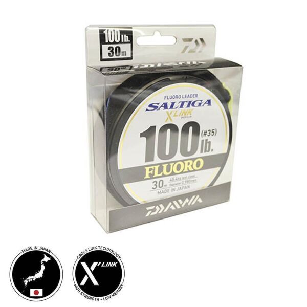 Daiwa Saltiga X Link FC Natural Leader Misina 30 mt 0,33 MM