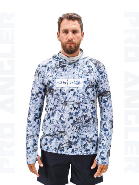 Fujin Pro Angler S24 Buff & Hoodie Black Fish M