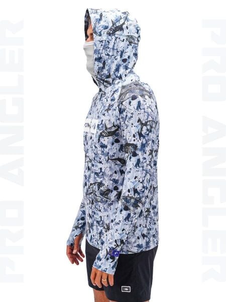 Fujin Pro Angler S24 Buff & Hoodie Black Fish M