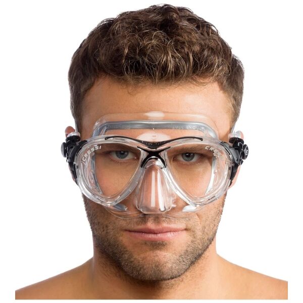 Cressi Big Eyes Evolution Dalış Maskesi Clear/Clear/Black