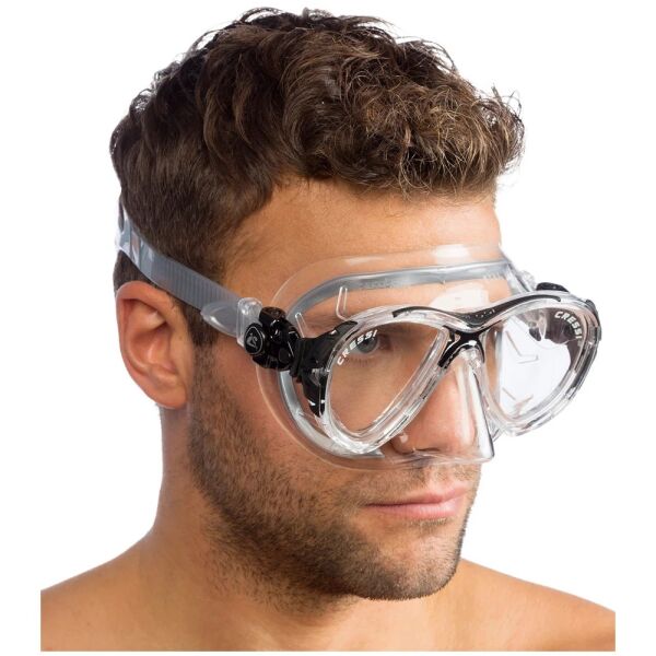 Cressi Big Eyes Evolution Dalış Maskesi Clear/Clear/Black