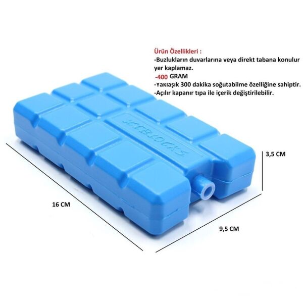 Connabride Iceblok Buz Kasedi 400Gr*2Adet