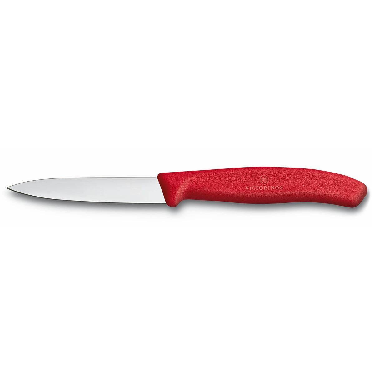 Victorinox SwissClassic 8cm Soyma Bıçağı KIRMIZI