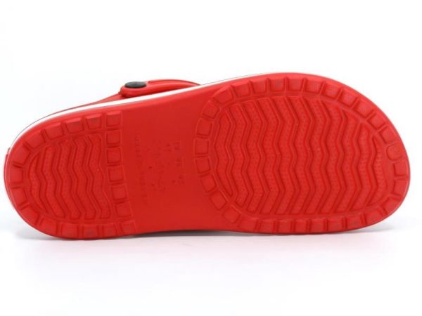 Ceox Filet Crocs Sandalet Eva Döngülü Çocuk Terlik KIRMIZI/BEYAZ - 32
