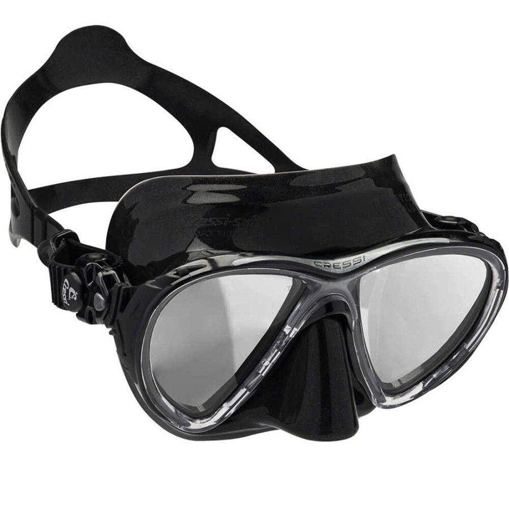 Cressi Big Eyes Evolution Dalış Maskesi Black/Black/HD Mirrored