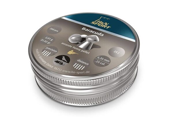 H&N Diabolo Baracuda 6.35 Cal. Havalı Saçma