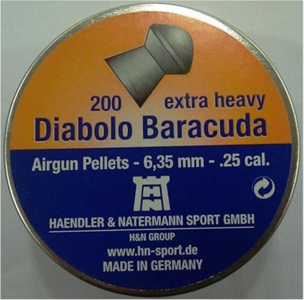 H&N Diabolo Baracuda 6.35 Cal. Havalı Saçma