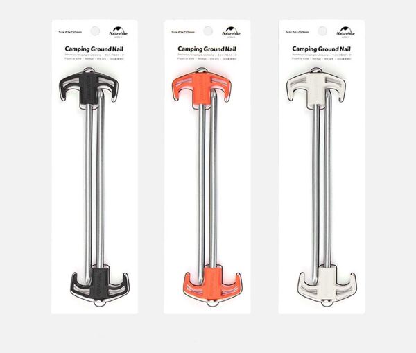 Naturehike Çadır Kazığı 25 cm ( Galvanizli Demir ) (2 Pcs)