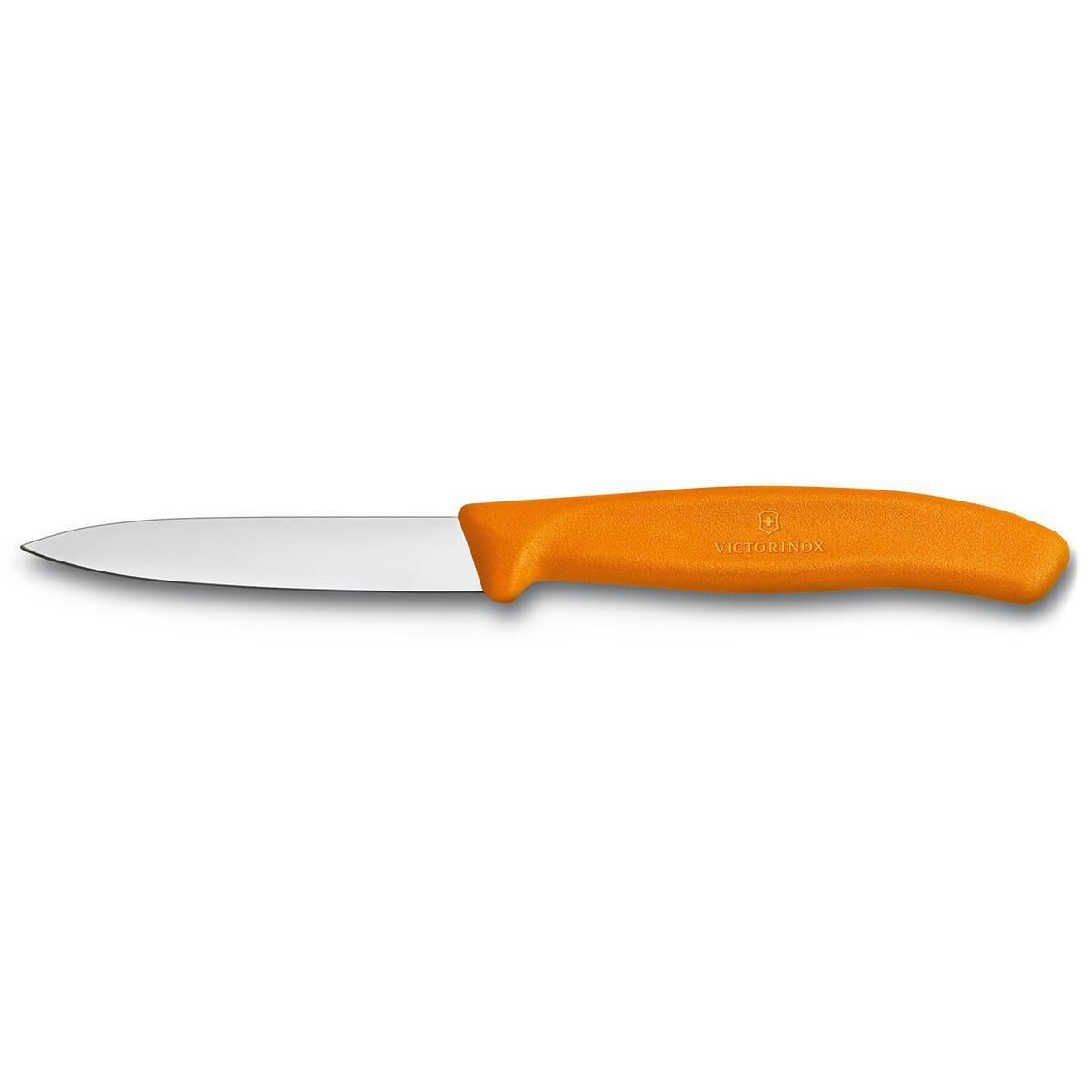 Victorinox SwissClassic 8cm Soyma Bıçağı TURUNCU