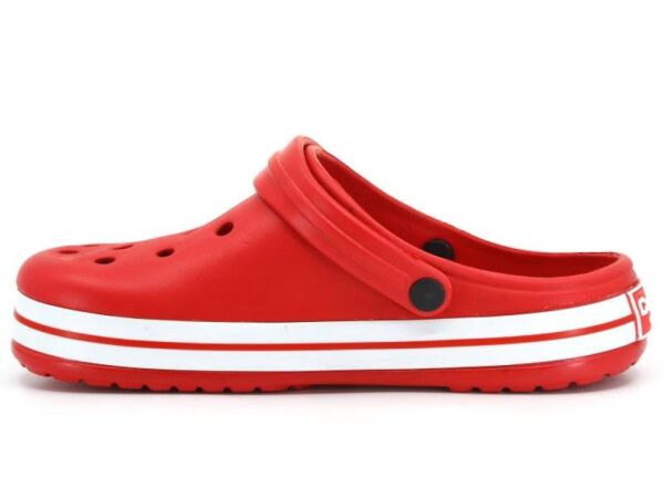 Ceox Filet Crocs Sandalet Eva Döngülü Çocuk Terlik KIRMIZI/BEYAZ - 34