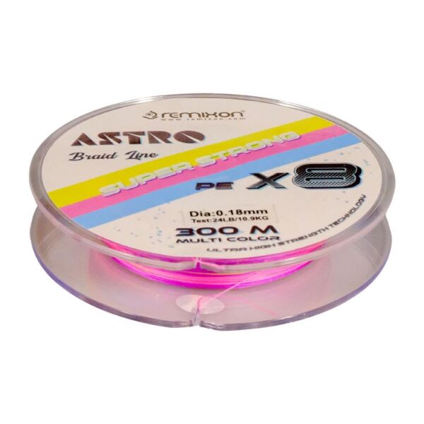 Remixon Astro 8x İp Misina 300mt MULTİCOLOR - 0,18 MM