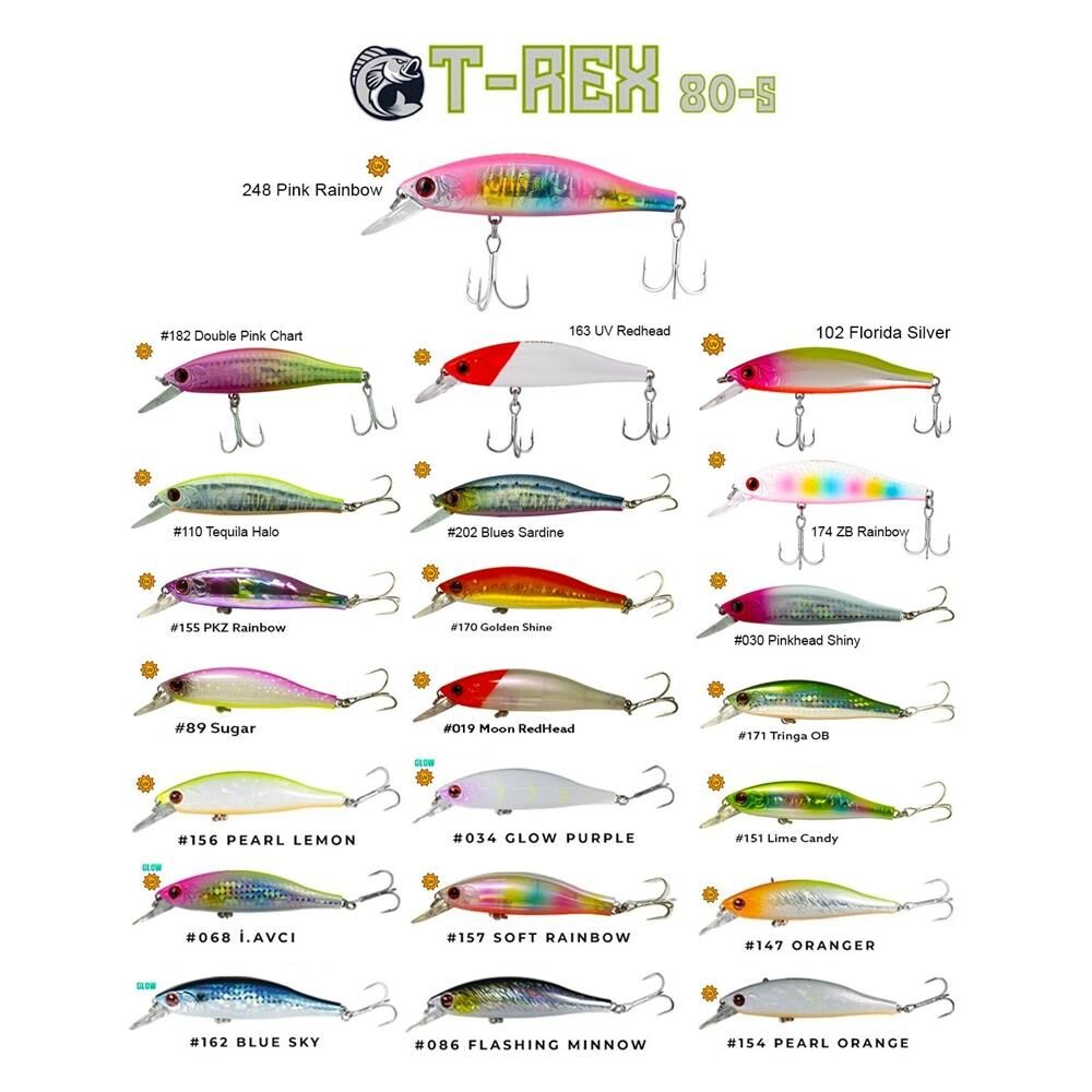 Fujin T-Rex 80S 11 gr 80 mm Maket Balık