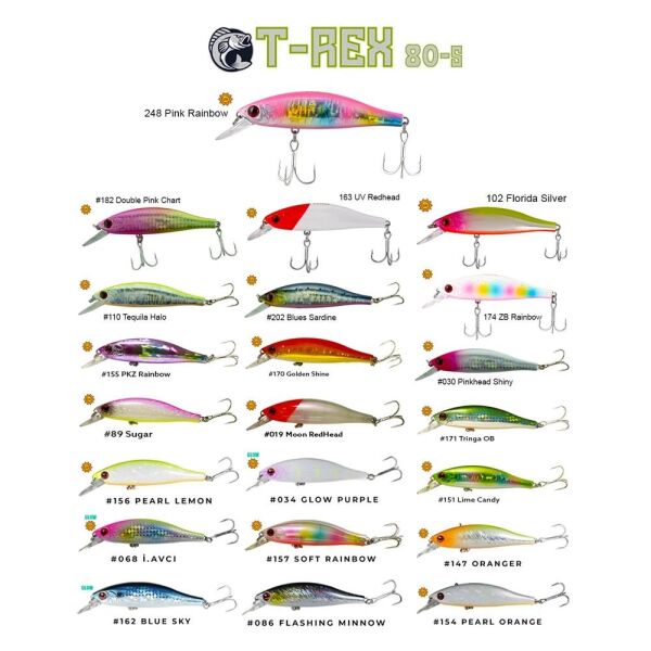 Fujin T-Rex 80S 11 gr 80 mm Maket Balık