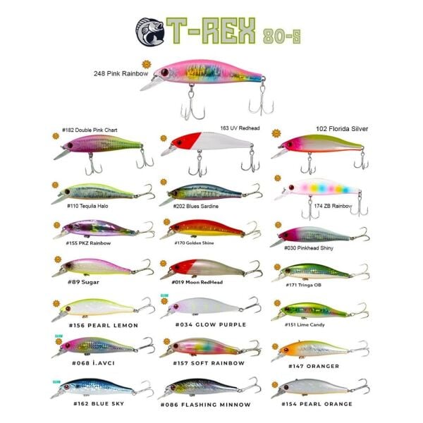 Fujin T-Rex 80S 11 gr 80 mm Maket Balık