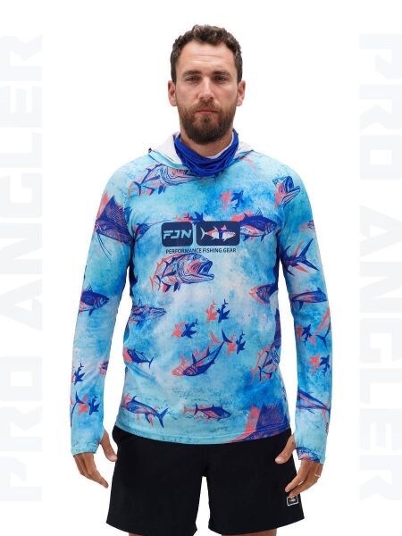 Fujin Pro Angler S24 Buff & Hoodie Echo Fish XL