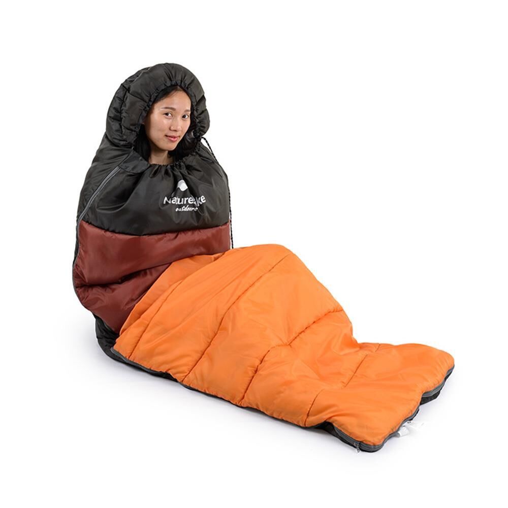 Naturehike Zarf Tarzı Pamuklu Uyku Tulumu TURUNCU - RİGHT - U250 - RİGHT