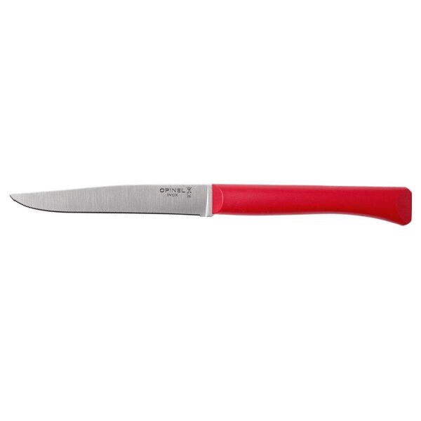 Opinel Bon Appetit Plus Paslanmaz Çelik Sofra Bıçağı KIRMIZI