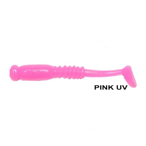 Ryuji Rock Tail 4cm Kokulu Silikon Yem [12 adet] Pink Glow