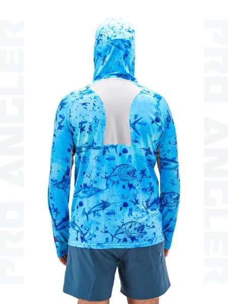 Fujin Pro Angler S24 Buff & Hoodie Blue Fish