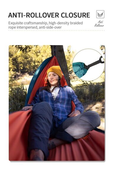 Naturehike Ultralight Swing Tek Kişilik Hamak |340T Pongee| MAVİ