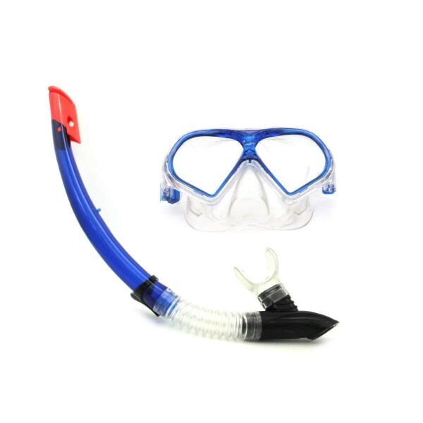 Bermuda Tempered Maske Şnorkel Set MAVİ