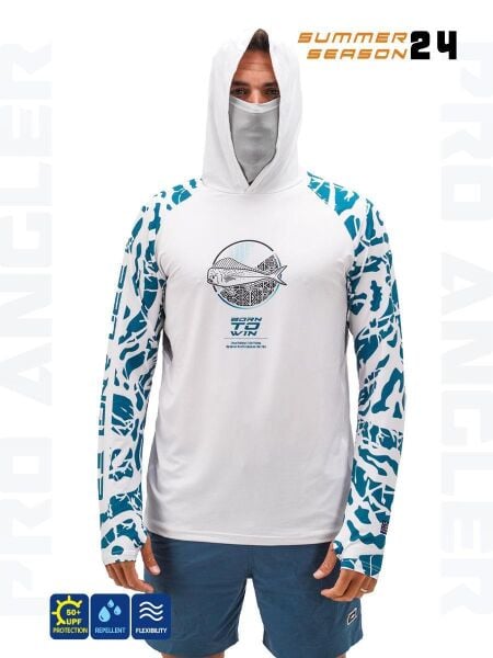 Fujin Pro Angler S24 Buff & Hoodie Lambuka Green XL