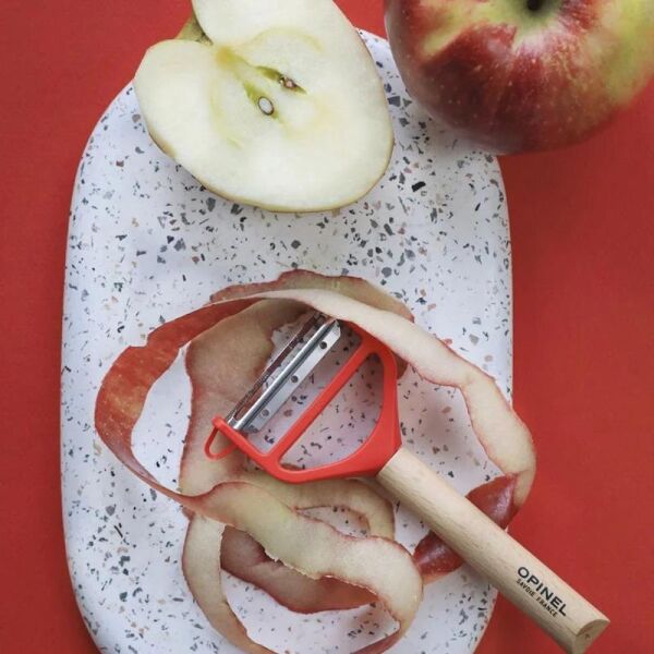 Opinel T-Duo Ahşap Saplı Meyve-Sebze Soyacağı