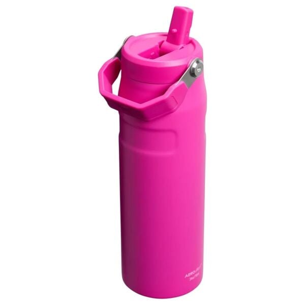 Stanley The IceFlow Flip Straw Lid 2.0 Pipetli Termos 0,70 Lt Violet Blossom