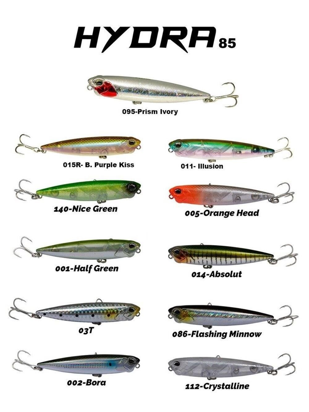 Fujin Hydra 85 mm 10 gr Su Üstü Maket Balık